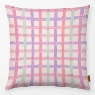 Kissen Bow Check (Merry little Disco)