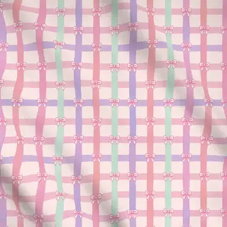 Meterware Bow Check (Merry little Disco)