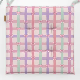 Sitzkissen Bow Check (Merry little Disco)