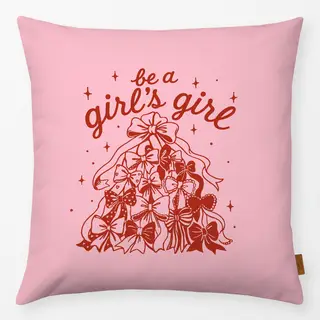 Kissen Be a girl's girl (Merry little Disco)