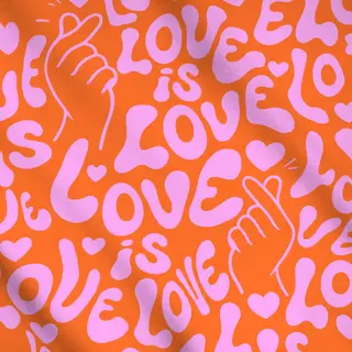 Meterware Love is Love (orange)