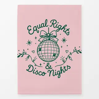 Geschirrtücher Disco Nights (Merry little Disco) rose-grün