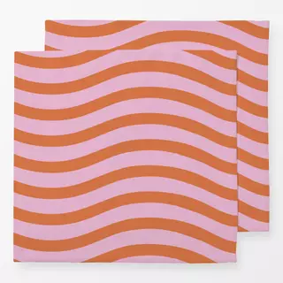 Servietten Curvy Waves