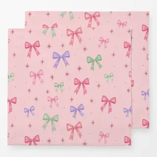 Servietten Bow allover (Merry little disco)
