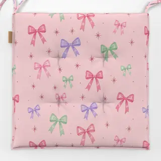 Sitzkissen Bow allover (Merry little disco)