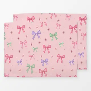 Tischset Bow allover (Merry little disco)