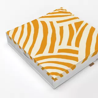 Bodenkissen Colorful Stripes Yellow