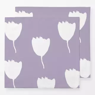Servietten Tulpen Flieder