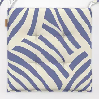 Sitzkissen Lila Zebra