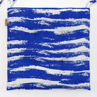 Sitzkissen stormy sea ultramarine