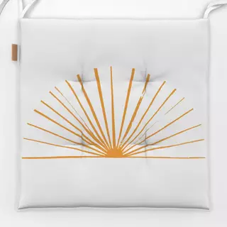 Sitzkissen sunrise yellow ocher