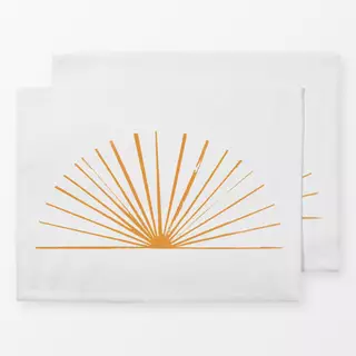 Tischset sunrise yellow ocher