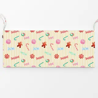 Bankauflage Cotton Candy Xmas Sweets Yellow