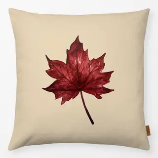 Kissen Glowing Autumn Leaf