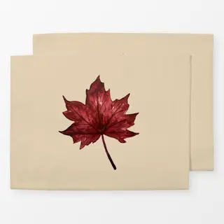 Tischset Glowing Autumn Leaf