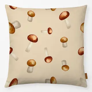 Kissen Earthtone Forest Mushrooms