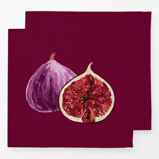 Servietten Sweet Burgundy Figs