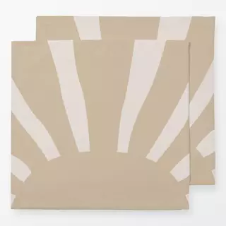 Servietten Boho Sunset sand