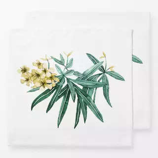 Servietten Tropische Oleanderblüten gelb