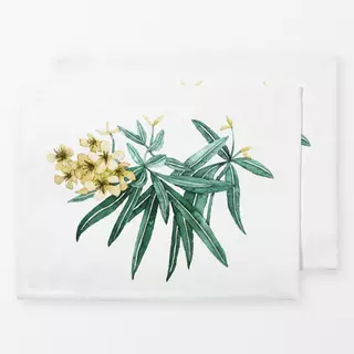 Tischset Tropische Oleanderblüten gelb