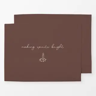 Tischset Making Spirits Bright