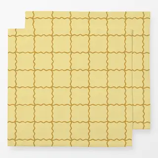 Servietten Butter Yellow