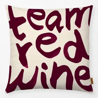 Kissen Team Red Wine
