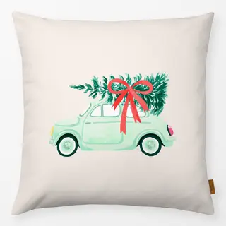 Kissen Cute Christmas Car