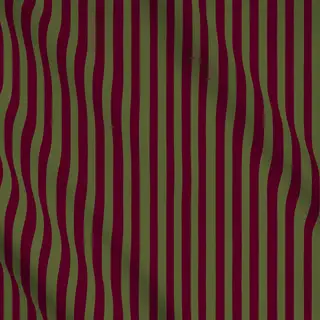 Meterware Classy Stripes olive burgundy