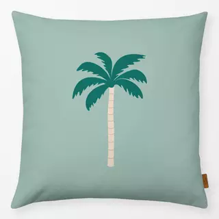 Kissen Summer Palmtree Aqua