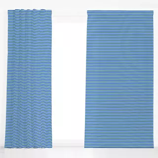 Dekovorhang Rayas azul y turquesa