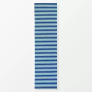 Tischläufer Rayas azul y turquesa
