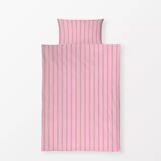 Bettwäsche Líneas turquesa y rosa