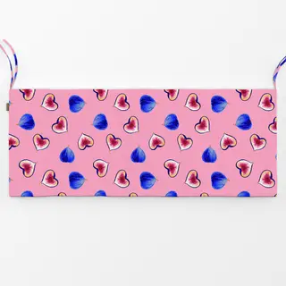 Bankauflage Pink