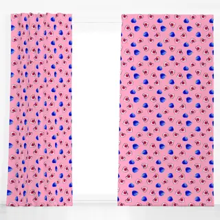Dekovorhang Pink