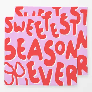 Servietten Sweetest Season Ever