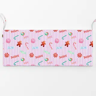 Bankauflage Cotton Candy Xmas Sweets Lilac