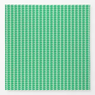 Tischdecke Green Retro Pills
