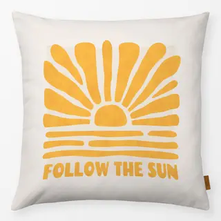 Kissen Follow The Sun yellow