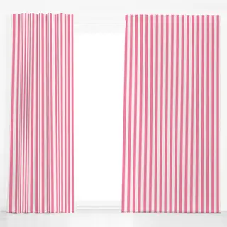 Dekovorhang Pink White