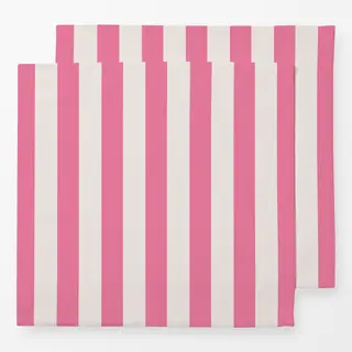 Servietten Pink White