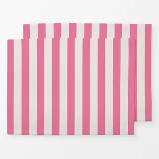 Tischset Pink White