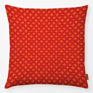 Kissen Infinity Pattern red orange