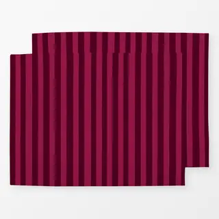 Tischset Classy Stripes burgundy