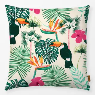 Kissen Tropical Toucan Paradise