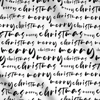 Meterware Merry Christmas Ink black