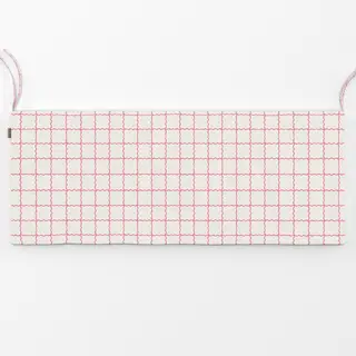 Bankauflage White Pink