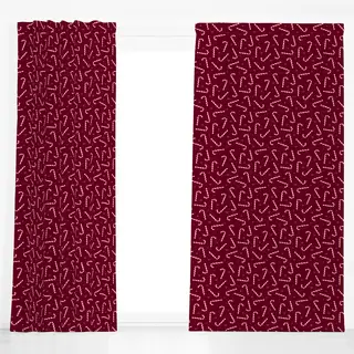 Dekovorhang Berry Red