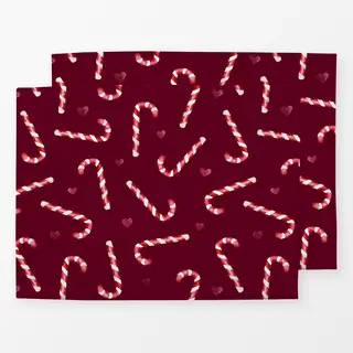 Tischset Berry Red