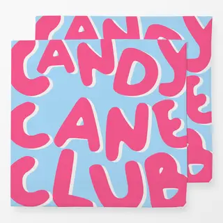 Servietten Candy Cane Club